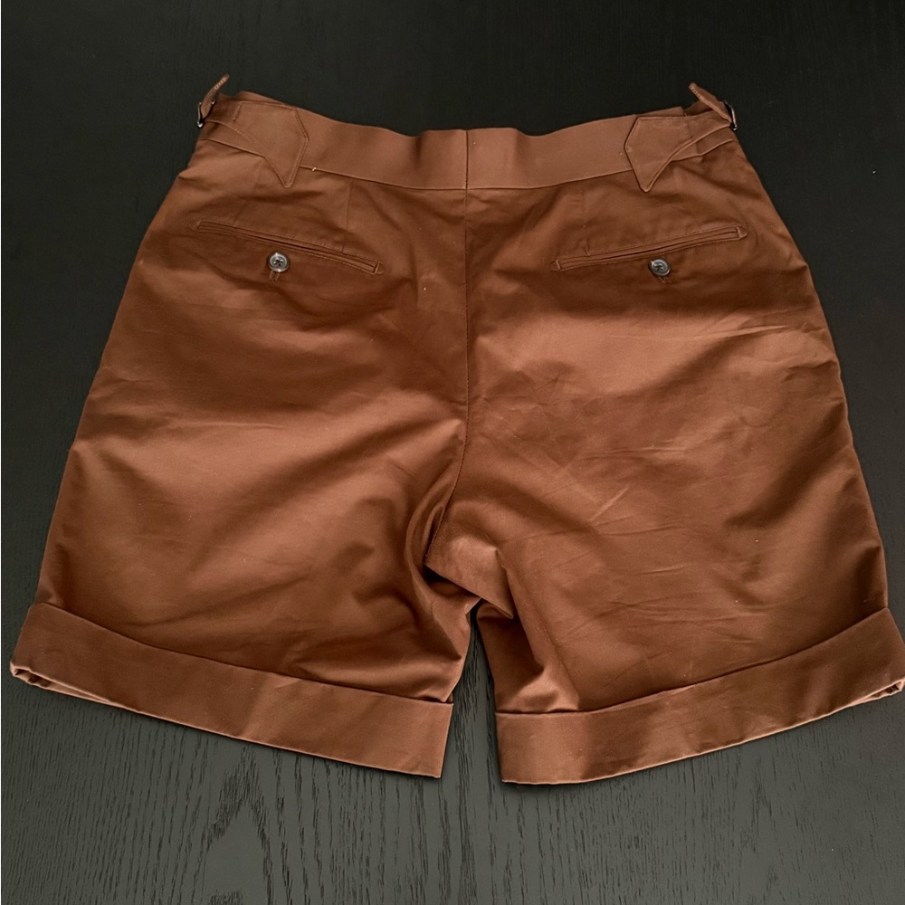 Spier & Mackay Brown Cotton Shorts - Picture 6 of 8